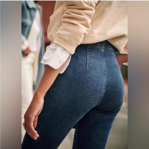 NWOT Sezane Tommy Denim Blue Jeans 34/2 - Picture 2 of 9